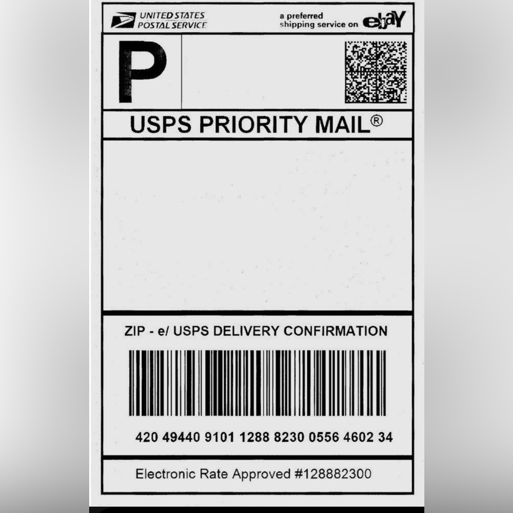 COPY - Shipping label (if over 5lbs)